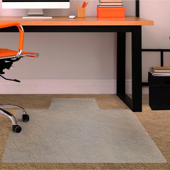 Floortex Advantagemat® Vinyl Lipped Chair Mat for Carpets up to 1/4" - 36" x 48" - Picture 4 of 8